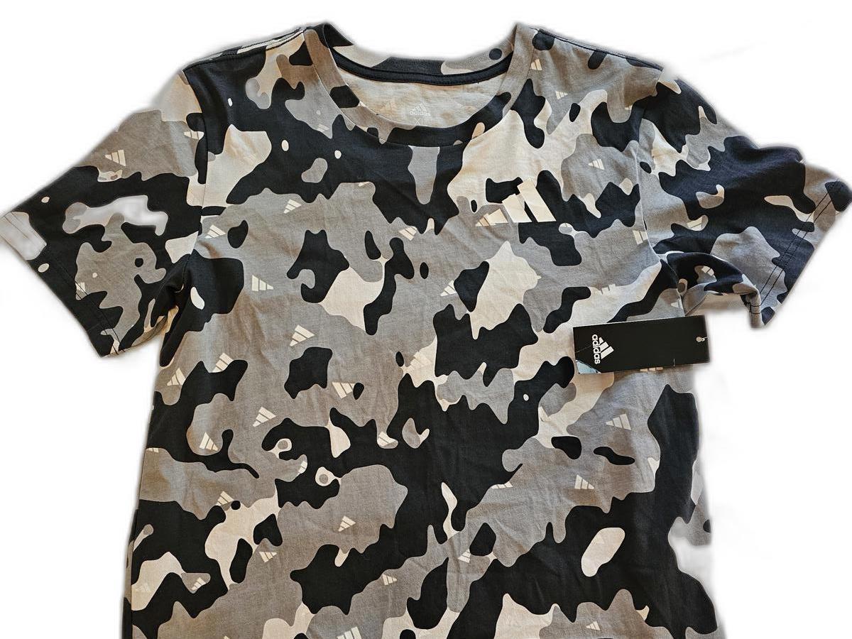 Adidas Boy's Camouflage Print T-Shirt - Stylish Casual Wear